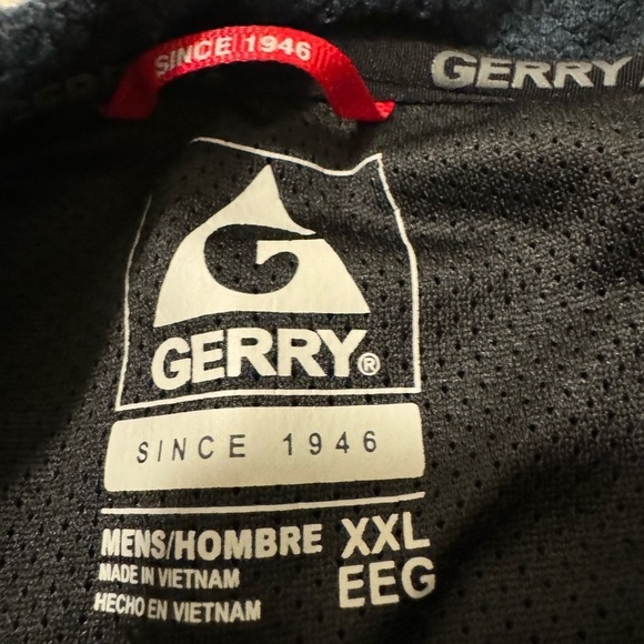 Gerry Men's Performance Crew neck  Pullover, Blue/Black Heather. Size XXL - Picture 3 of 8